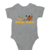 Grey Melange First Ever – Kannadadalli Muddina Makkalige First Premium Unisex Romper : Hakuna Matata_2