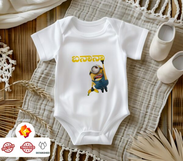 First Ever – Kannadadalli Muddina Makkalige First Premium Unisex Romper : Minion