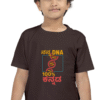 Coffee Brown Kannadadalli First Premium Unisex Kids-wear : DNA