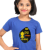 Royal Blue Kannadadalli First Premium Girls wear : EE Sala cup namdu