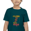 Petrol Blue Kannadadalli First Premium Unisex Kids-wear : DNA
