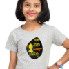 Grey Melange Kannadadalli First Premium Girls wear : EE Sala cup namdu