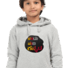 Grey Melange Kannada Pride in Every Thread – Premium Unisex Hoodie for Young Stars