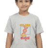 Grey Melange Kannadadalli First Premium Unisex Kids-wear : DNA