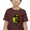 Maroon Kannadadalli First Premium Unisex Kids-wear : EE Sala namdu 2