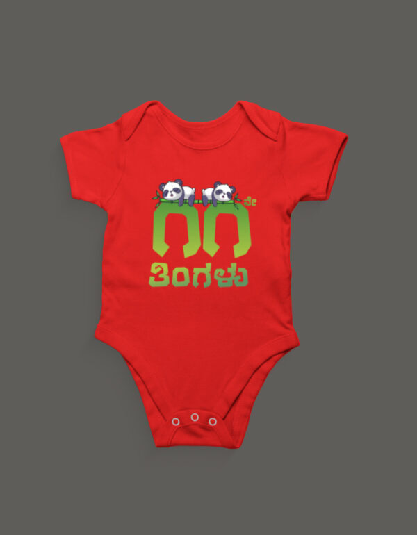 Front_1_c_10-2.jpg First Ever – Kannada Monthly Milestone Baby Rompers (1M–12M) 11th Month