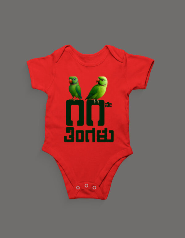 Front_1_c_10-27.jpg First Ever – Kannada Monthly Milestone Baby Rompers (1M–12M) 11th Month_2