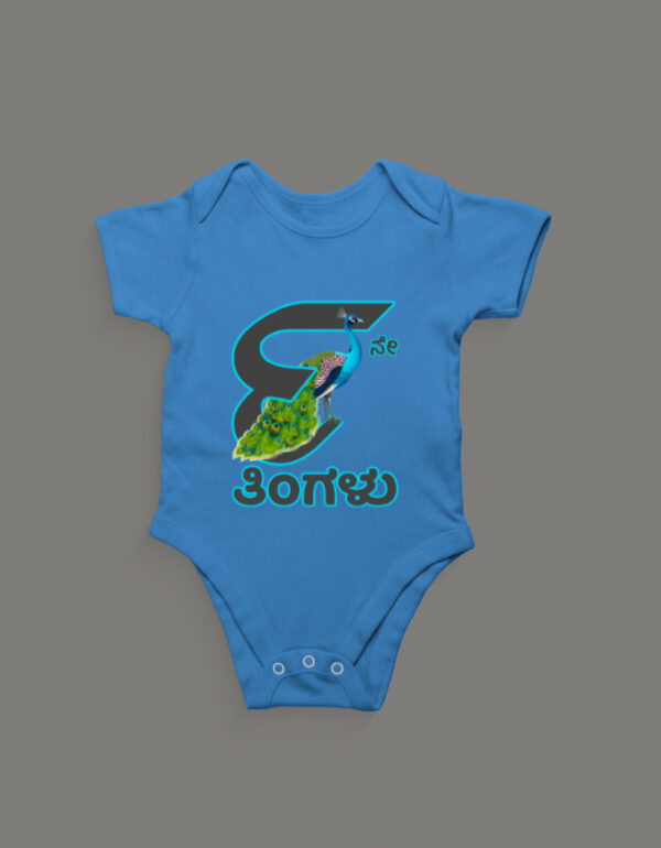 Front_1_c_46-39.jpg First Ever – Kannada Monthly Milestone Baby Rompers (1M–12M) 9th Month_2